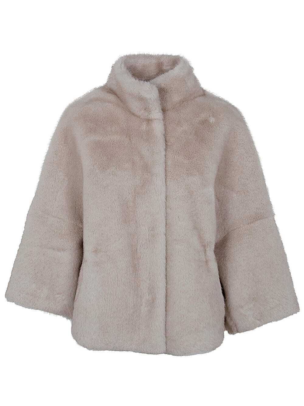 2109.MINK BEIGE ベージュ 秋冬2024 コート レディース ia