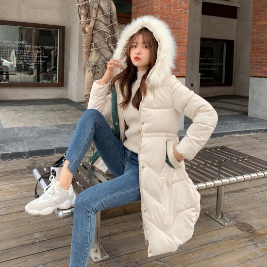 ダウンジャケット ダウンコート レディース アウター バイカラー ロング ダウン ジャケット ファー フード付き 大きいサイズ 秋冬新作 秋冬 秋色 秋服 秋冬sale ダウンジャケット ダウンコート