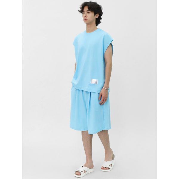 男性ワイドノースリーブセットアップ SNE055_P400126755