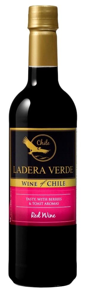 送料無料1ケース=12本単位ラデラヴェルデレッド（赤）720ml12本=1ケース（チリ）ミディアムボディ