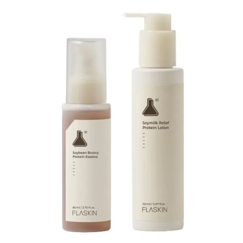 粘る発酵豆タンパク質美容液 80ml + 純白豆乳タンパク質乳液 150ml / 韓国コスメ