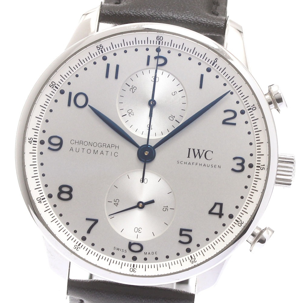 IWC IWC SCHAFFHAUSEN IW371605 ポルトギーゼ クロノグラフ 自動巻き メンズ 箱・保証書付き_876086【中古】