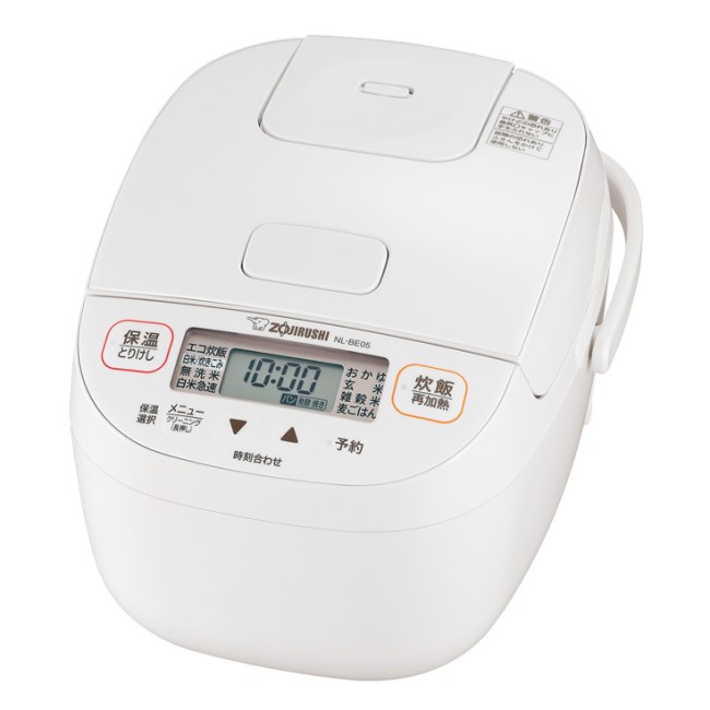 NL-BE05-WZ 小容量マイコン炊飯ジャー 3合炊き ソフトホワイト