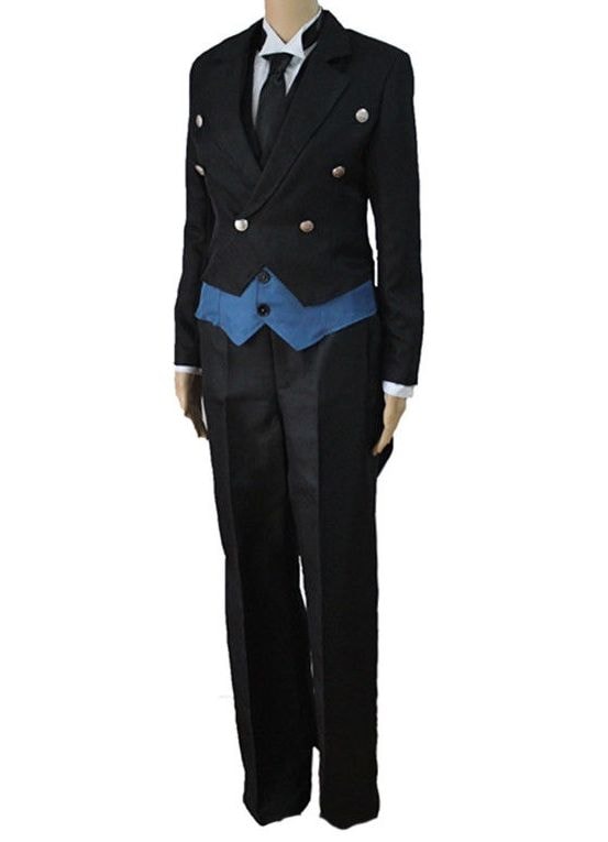 黒執事 風 セバスチャンミカエリス コスチューム コスプレ衣装 5点セット サイズ S―XXL
