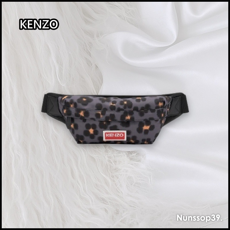 KENZO フラワープリント ベルトバッグ