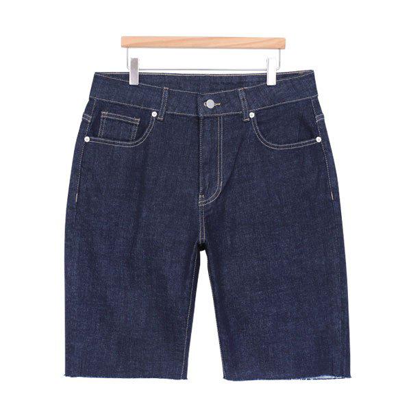 ショートパンツ SGNP059 1COLOR メンズ ウエストバンド ジーンズ ダークブルー デニム ショートパンツ レディースファッション