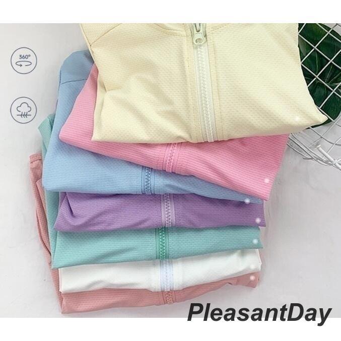 【超お得1つ買うと10個もらえる】急速出荷7月最新デザイン&20%OFFラッシュガード 子供用 女の子 ガールズ キッズ ジュニア トップス スイミングウェア 長袖 フード付き ジッパー ファスナー