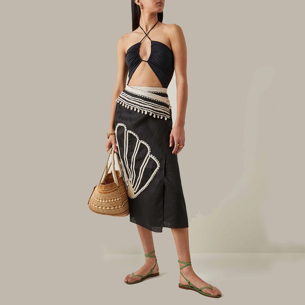 ワンピース水着,ソリッド,セクシー,スカート,ひも,ビキニ,女性用,ビーチウェア,夏