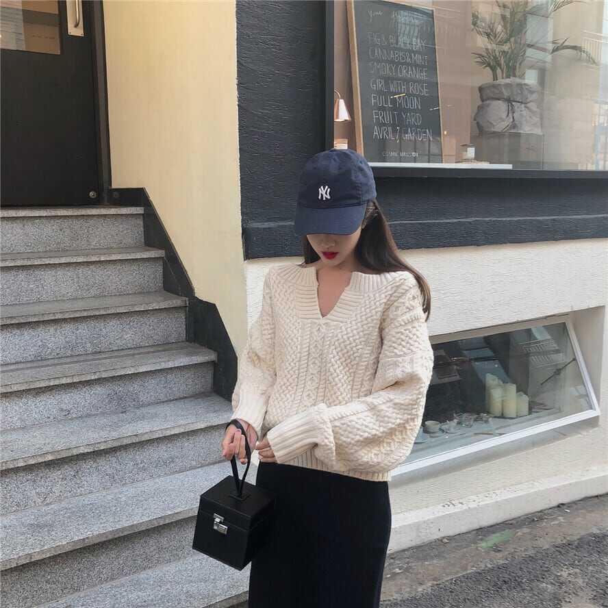 トップス セーター 袖あり 長袖 ボリューム袖 Vネック オフショルダー オフショル 襟なし 異素材MIX かわいい 大人可愛い カジュアル おしゃれ レトロ 大人可愛い 大人女子