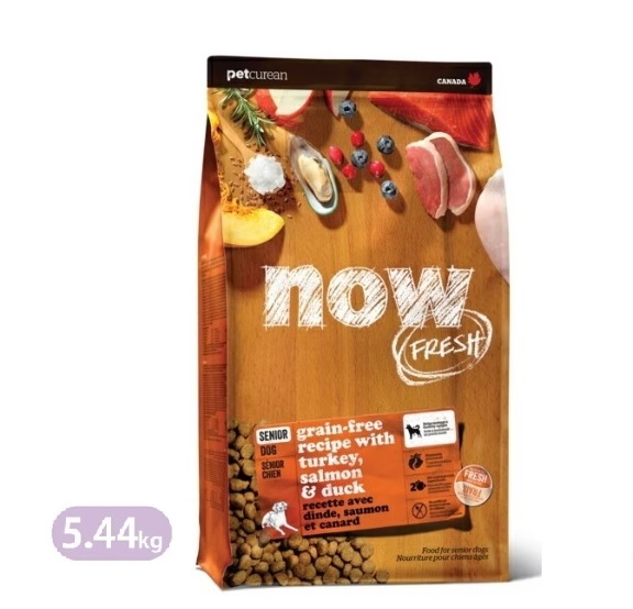 ナウフレッシュ グレインフリー シニア＆ウェイトマネジメント 5.44kg 普通粒 レギュラー粒 ドッグフード NOW FRESH 体重管理