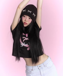 【YEGG】韓国人気新作★ Dot Wing Baby Tee YEGG Items | 60% - Asian Fashion Online Store