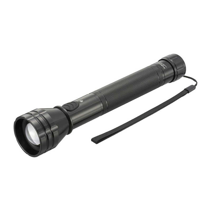 オーム電機　防水LEDズームライト 1350ルーメン ［LED 単2乾電池×3 防水］　LKS-Y231WZ-K2