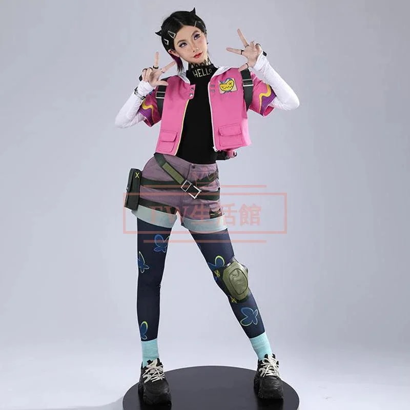 ヴァロラント VALORANT クローヴ CLOVE コスプレ衣装 コスチューム 演出服 アニメ ゲーム ハロウィン cos 変装