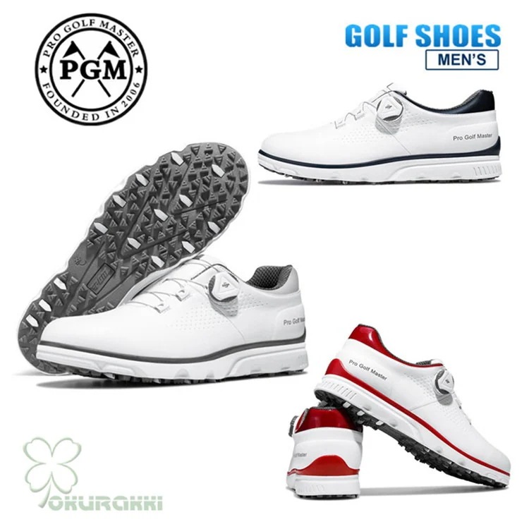 ゴルフ ゴルフシューズ 夏用 メッシュ通気 ダイヤル式 ソフトスパイク メンズ スパイクシューズ スニーカー 靴 紳士 防水 人工皮革2505gfshoe12 7,811円