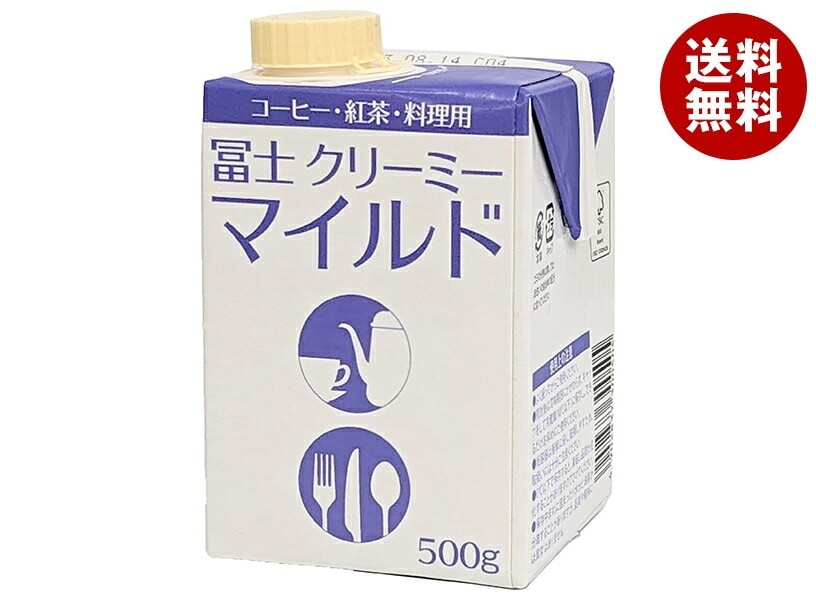 守山乳業 冨士 クリーミーマイルド 500g紙パック×12本入