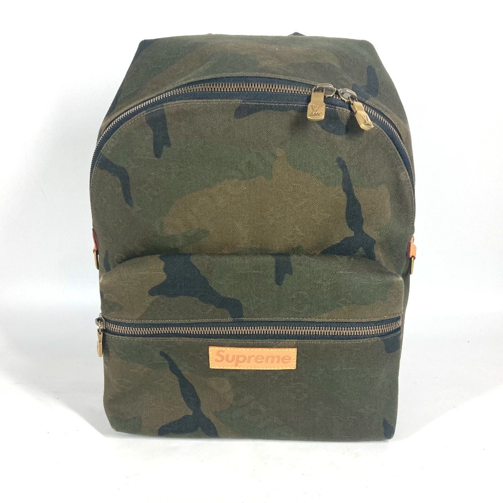 リュックサック M44200 アポロ Supreme シュプリーム コラボ カバン バックパック カモフラ 迷彩 キャンバス カーキ