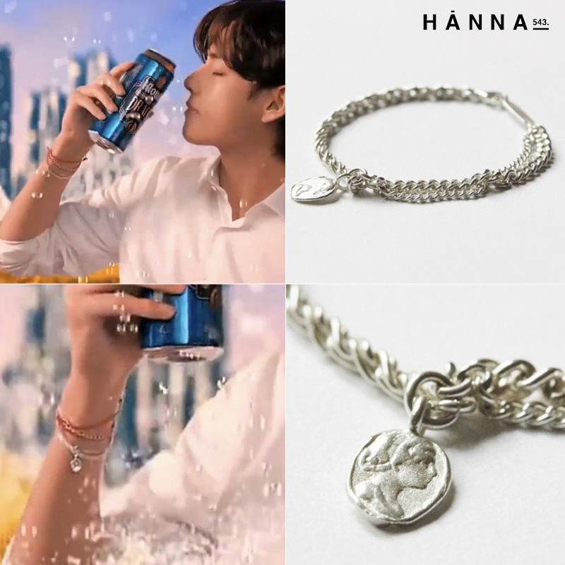 bts v 着用 Bracelets(B383S) シルバーブレスレット