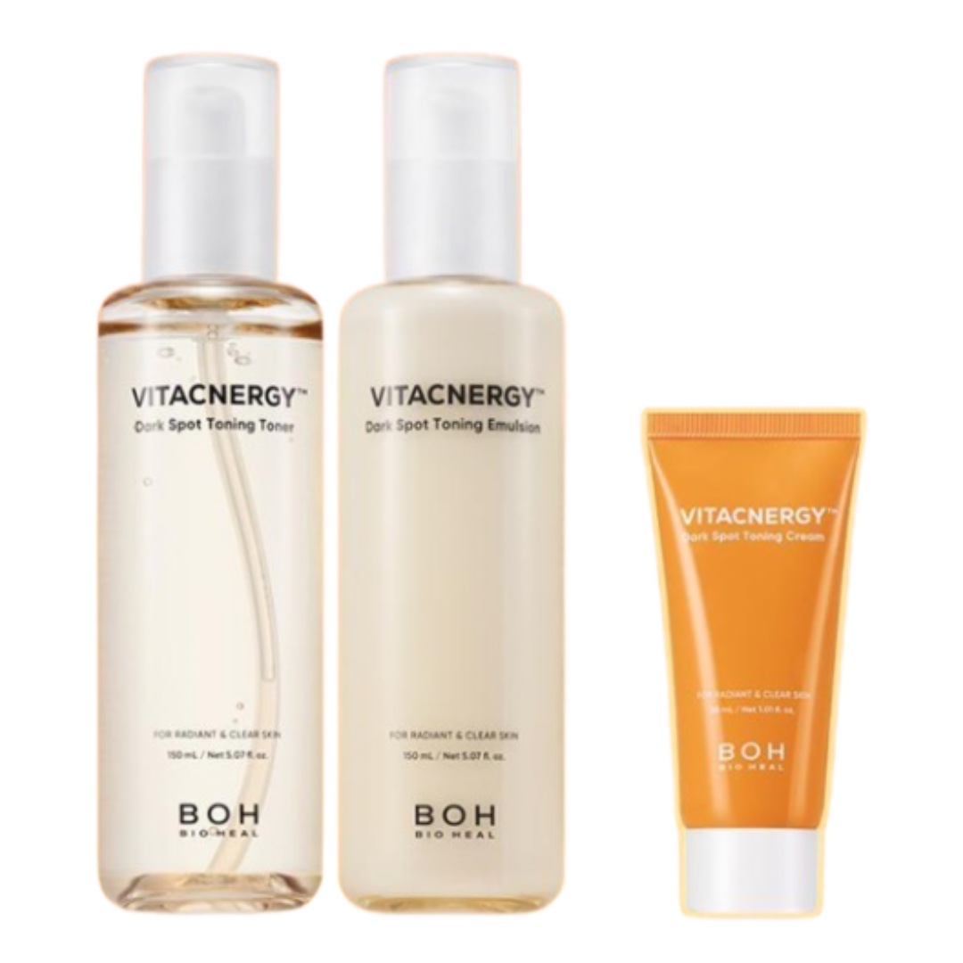 ビタシナジー シミジョブティ トーニング スキンケア (トナー150mL+エマルジョン150mL+クリーム30mL)