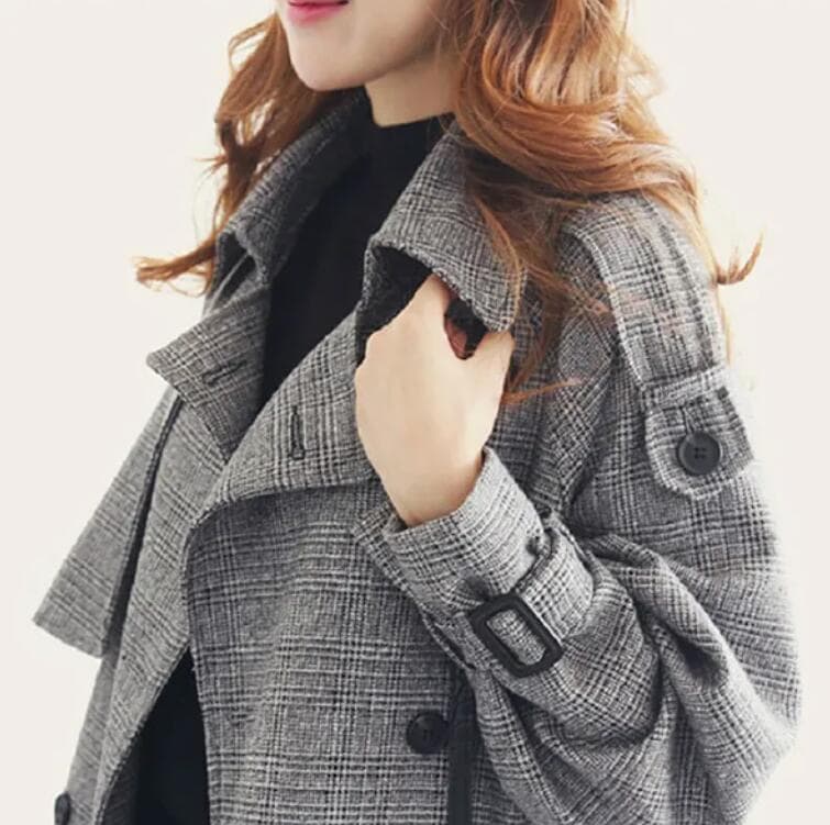 トレンチコート 上着 コート 春 秋冬 スプリングコート チェック柄 中綿 ロングカーディガン アウター ジャケット カーディガン ロング丈 大きいサイズ フォーマル ビジネス きれいめ 通勤 入園式