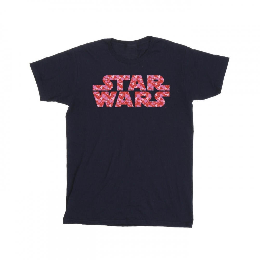 (英国より直送) スター・ウォーズメンズハートロゴ T シャツ
