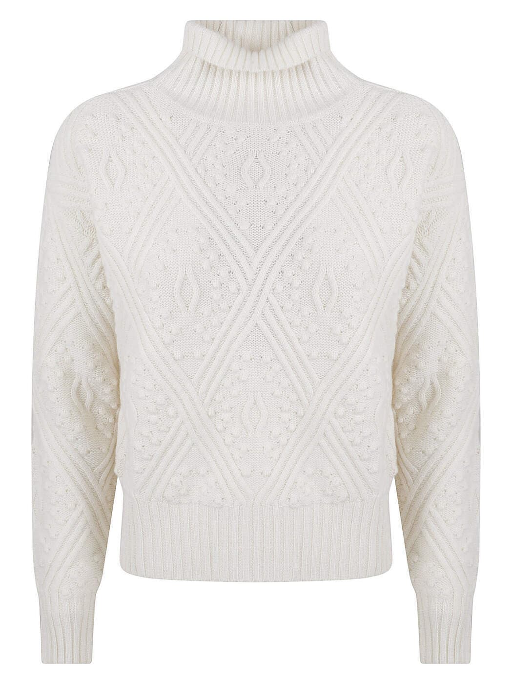 2426366012600 001 BIANCO ホワイト 秋冬2024 トレーナー レディース ia