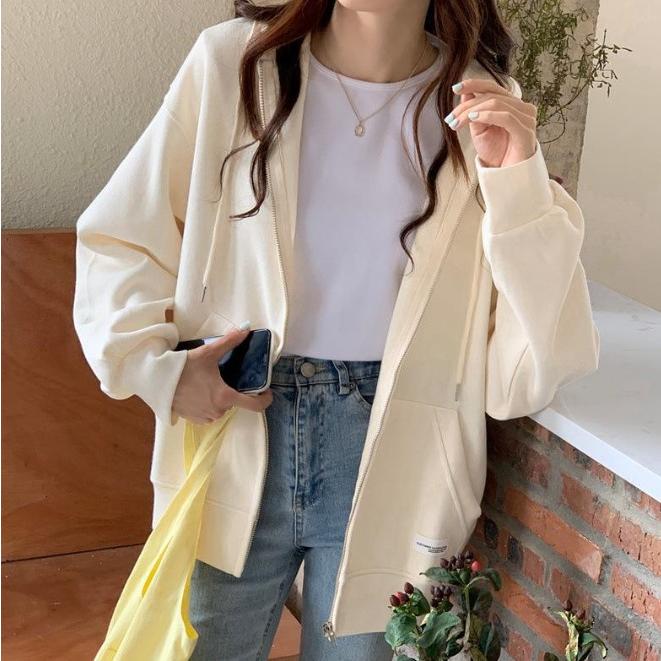 【即納】[最安値挑戦]！パーカー 秋 秋冬 冬 レディース トップス トレーナー ロンティ ロンT 大きいサイズ 韓国 ファッション 長袖 シンプル 5026