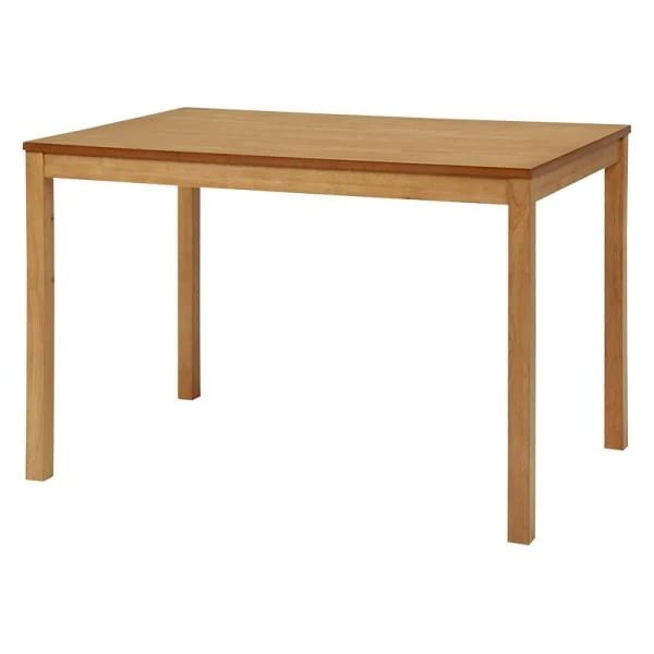 ダイニングテーブル テーブル 4人用 食卓テーブル シンプル 木製 木目 110cm ダイニング 食卓 机 天然木