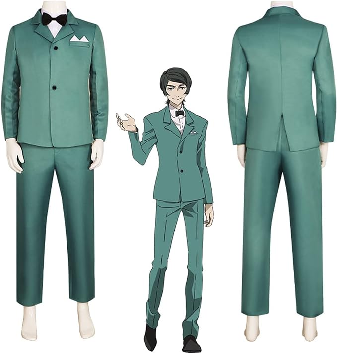 文豪ストレイドッグス 小栗虫太郎 コスプレ衣装 制服 日常服 舞台装 演出服 大人 イベント ハロウィン 撮影