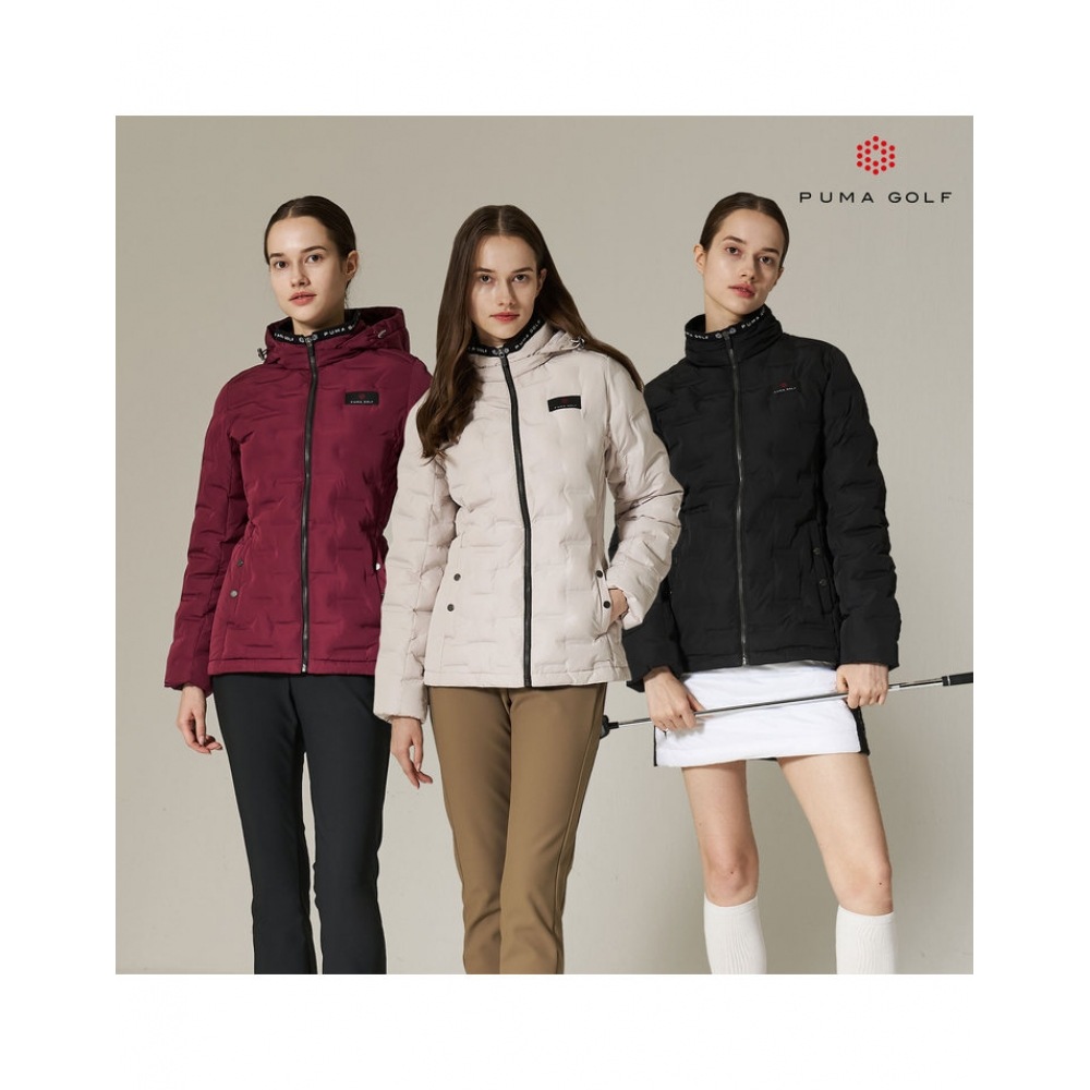 PUMAゴルフスイングパッド入りジャケット女性用 3色1色選択