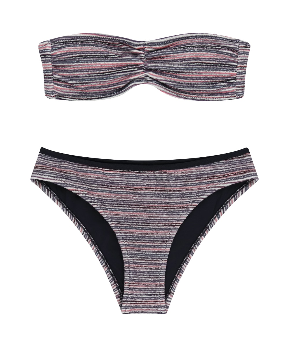 【COYSEIO】 COASTAL STRIPE BIKINI : MULTI