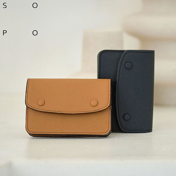 財布 メンズ レディース コンパクト ミニ財布 本革 短財布 革 コンパクト財布 折り財布 かぶせ 薄い 小銭入れ 耐水 軽い 大人 日本製 TRACKER WALLET-M-DEG/ZE SO59