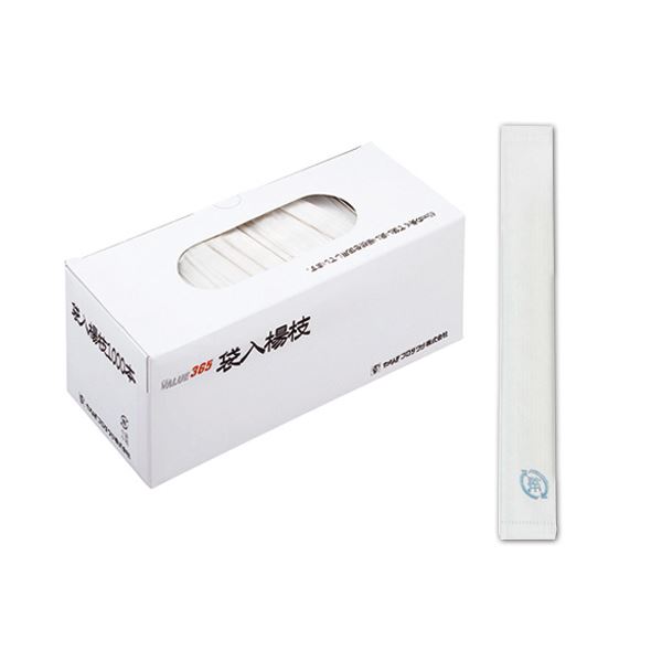 （まとめ）やなぎプロダクツ 袋入楊枝 無地L-518 1パック（1000本）(×20セット)