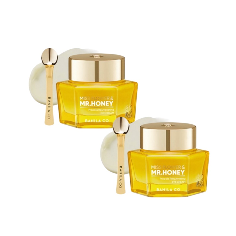 ミスフラワー&ミスターハニー プロポリス リジュビネイティング アイクリーム, 20ml, 2個