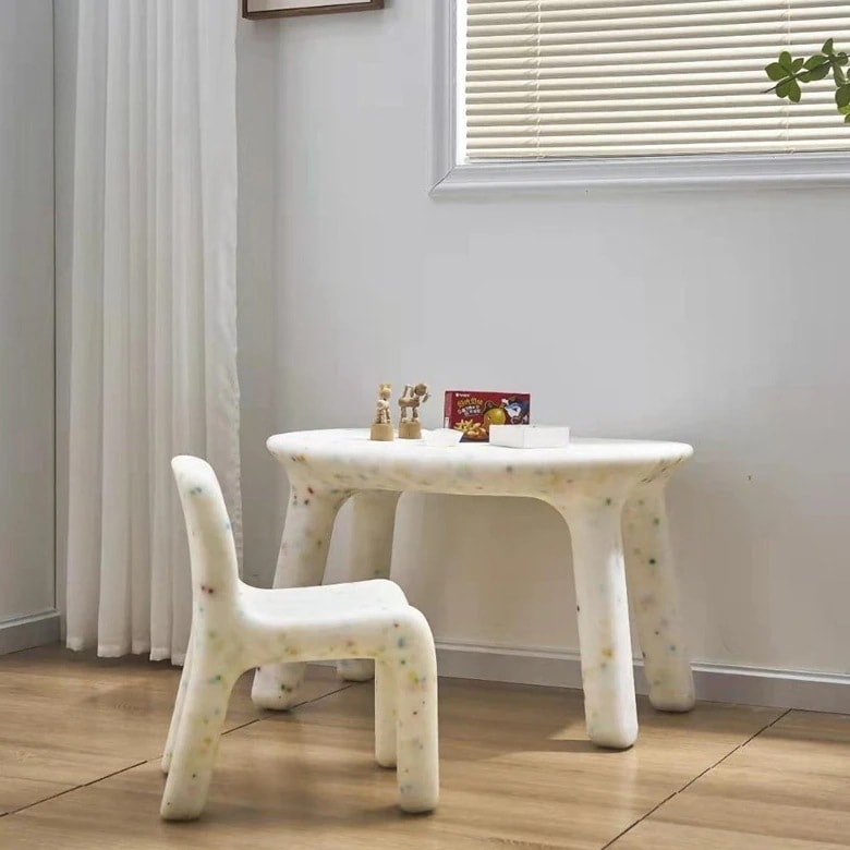 ロー チェア 子供用 キッズチェア 子供椅子 小さい 低め おしゃれ かわいい インテリア オットマン 低重心 安心 無毒 無臭 丸み ピンク 13,805円