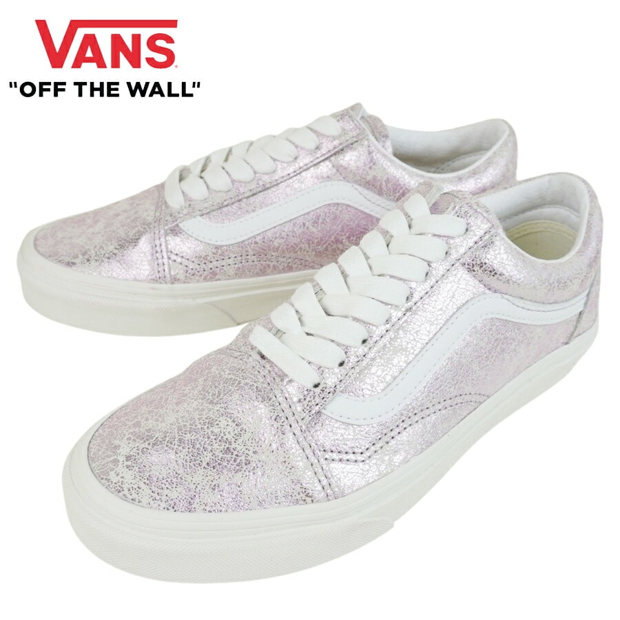 バンズ VANS ヴァンズ【箱無し】OLD SKOOLオールドスクール(CRCKDLTHR)RSGLDBLNCDBLNC(クラックドレザー)ローズゴール