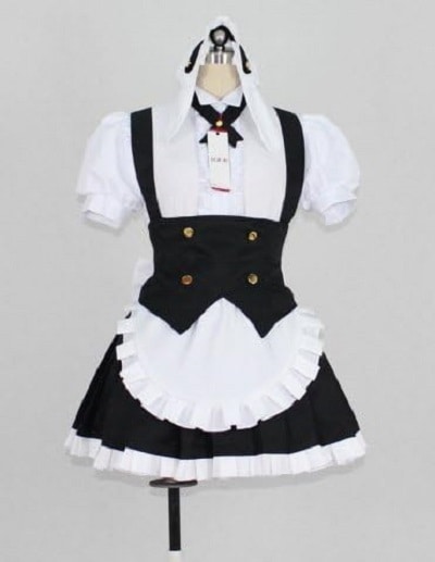 ご注文はうさぎですか（ごちうさ） シャロ フルールドラパン メイド服 コスプレ衣装