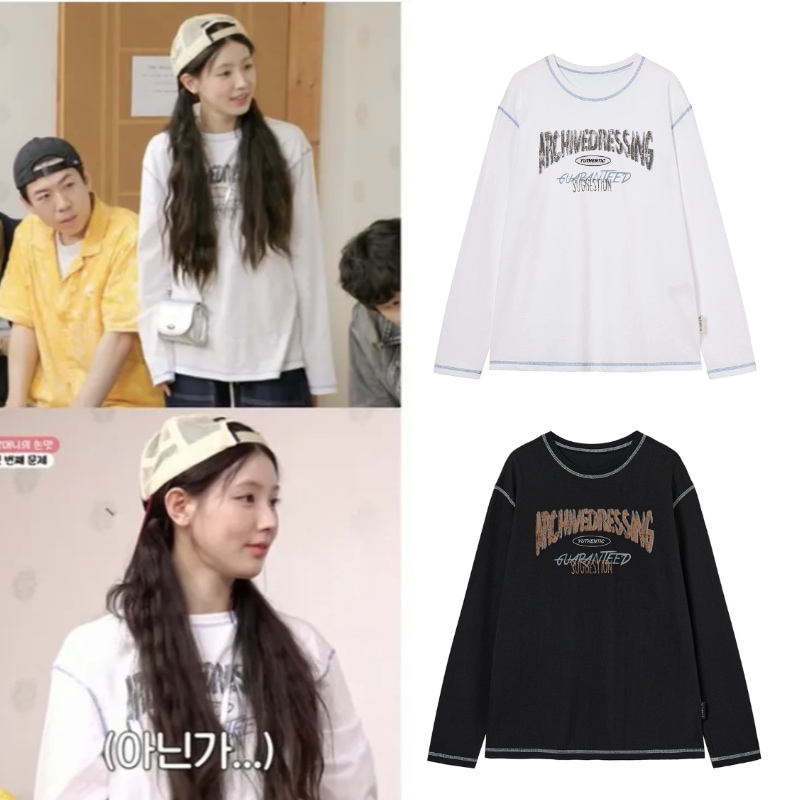 【(G)I-DLEミヨン着用】ビンテージGraphic cotton Tシャツ