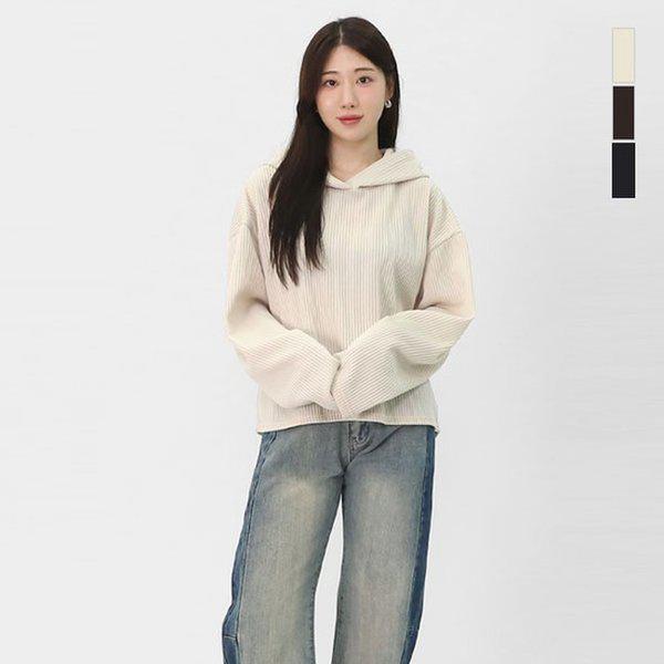 女性の変わりやすい季節のデイリーシンプルベーシッククアンクゴルジフードクロップニットSCON028
