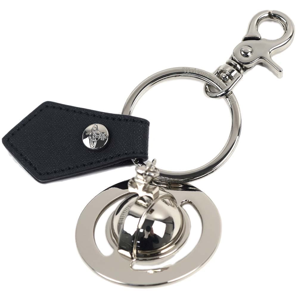 ヴィヴィアンウエストウッド キーリング キーホルダー シルバー ブラック Vivienne Westwood 3D ORB 8203011QU-OM0014-N401 13,464円
