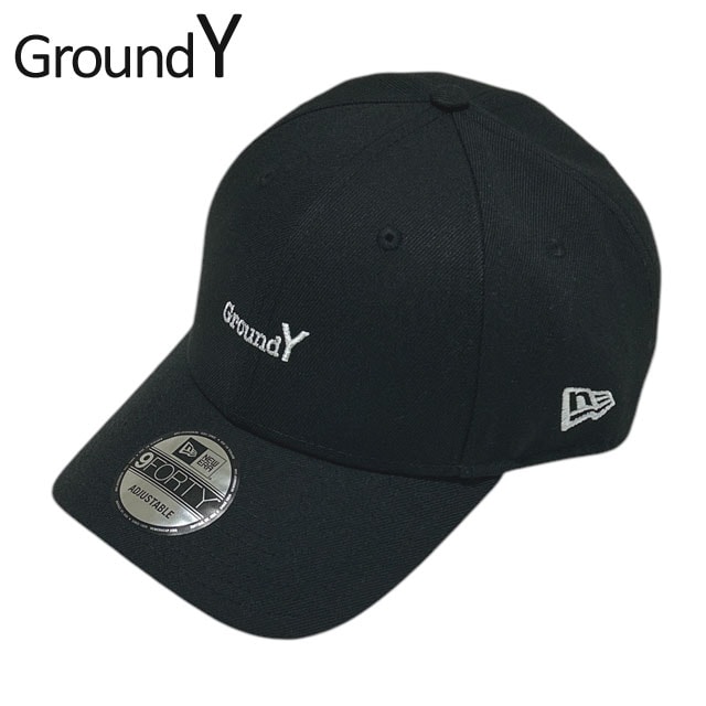 グラウンドワイ Ground Y x ニューエラ NEWERA GROUND Y LOGO POLYESTER 9FORTY キャップ 265-001996-011