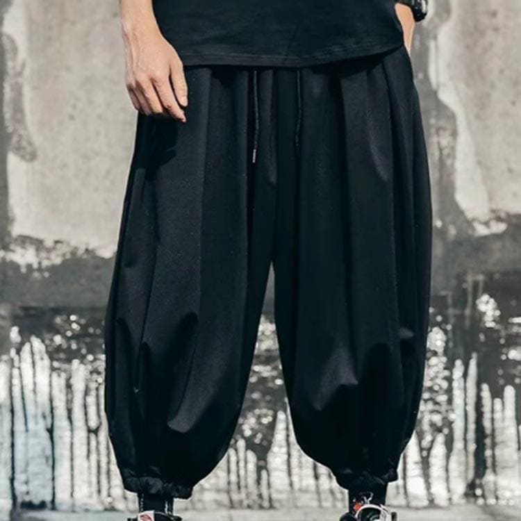 パンツ メンズ パンツ ジョガーパンツ イージーパンツ 春 夏 秋 ワイドパンツ 大きいサイズ 袴パンツ お兄系 アラジンパンツ リ