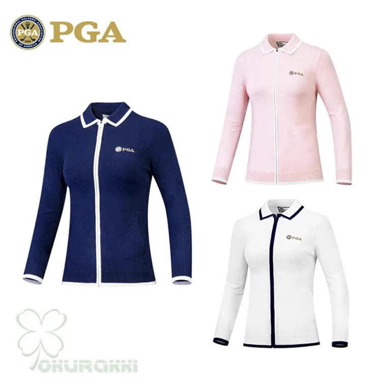 ゴルフ GOLF ウールセーター 秋 冬 レディース コート ゴルフウェア ニットセーター 防寒 暖かい プレゼント ギフト2410nvster14