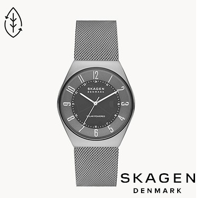スカーゲン SKAGEN 腕時計 GRENEN SOLAR ソーラーパワー チャコールステンレススチール メッシュウォッチ SKW6836 メンズ アナログ 北欧 正規品 29,172円