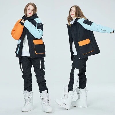 上下セット スノーボードウェア 男女通用 韓国ファッション セットアップ 13,815円