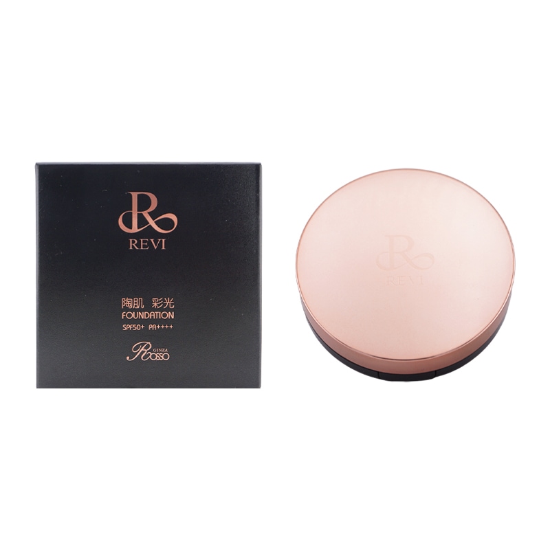 陶肌 彩光ファンデーション 本体 15g 専用パフ2枚付き SPF50+ PA++++ ケース付き カバー力 日焼け止め UVケア[ギフトラッピング対応]