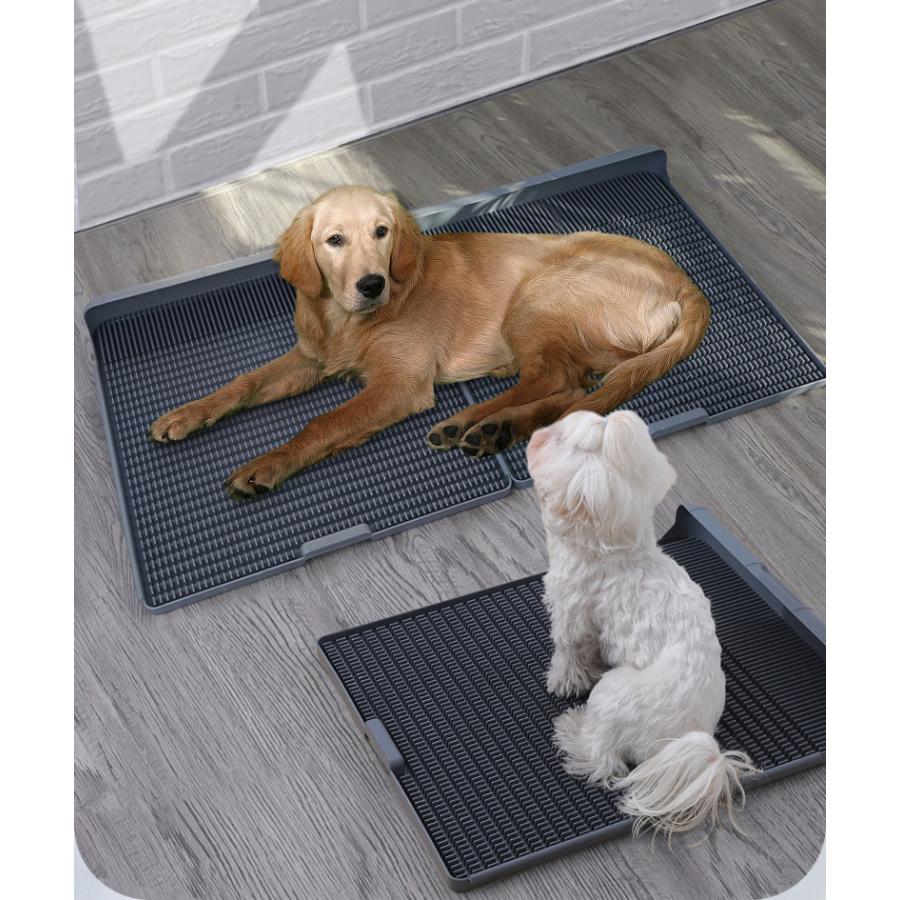 犬用トイレ ペットトイレ しつけ用トイレ トレーニング用品 全犬種用 滑り止め付き 丸洗い ワイド