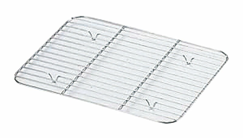 （まとめ買い）赤川器物製作所 18-8番重バット用アミ 中 [x3]