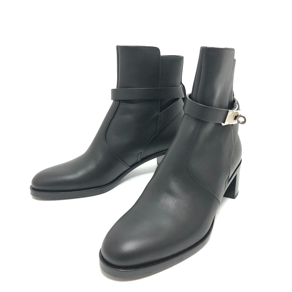 ブーツ ネオ ケリー フレンチー ショートブーツ 靴 レザー ブラック