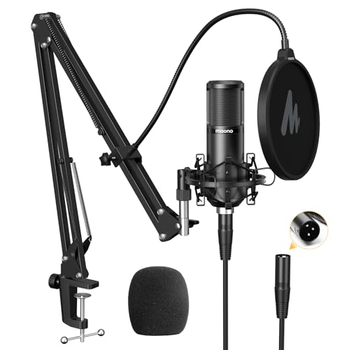MAONO XLR コンデンサーマイク マイクセット 単一指向性 配信用