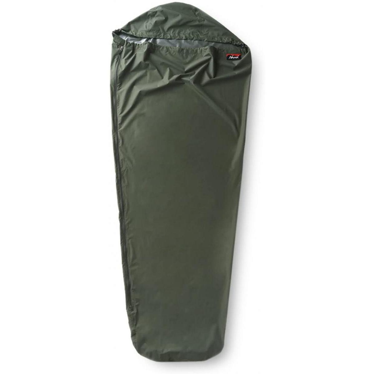 【在庫有・即納】 NANGA(ナンガ) WATER PROOF SLEEPING BAG COVER(ウォータープルーフ スリーピングバッグカバー) KHA(カーキ)　寝